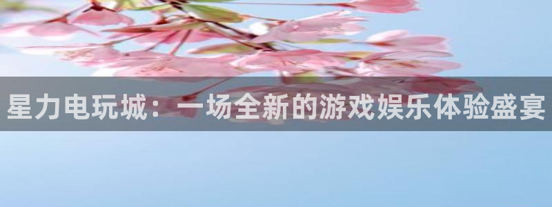星欧娱乐在线登录：星力电玩城：一场全新的游戏娱乐体验盛宴