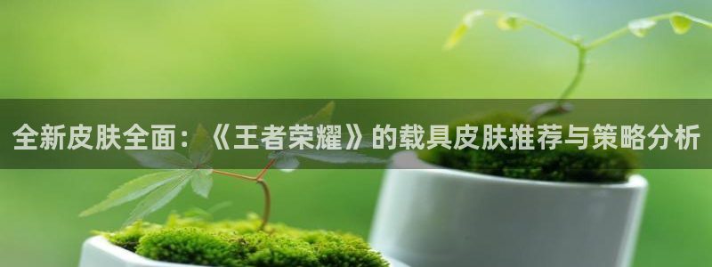 星欧娱乐开户测速：全新皮肤全面：《王者荣耀》的载具皮肤推荐与