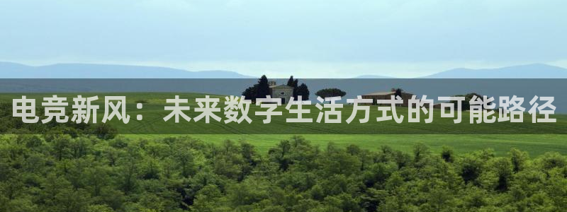 星欧娱乐登录：电竞新风：未来数字生活方式的可能路径